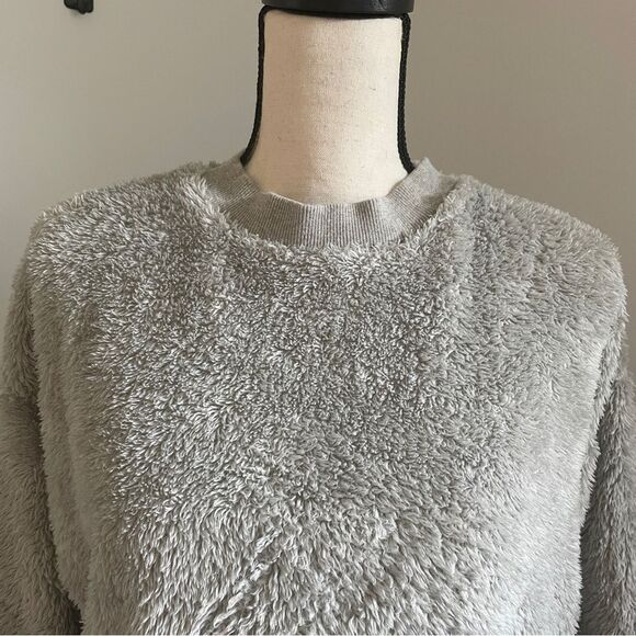 Southern Marsh Crewneck Sweater sz XS Cozy Texture Modern Sherpa Fluffy Pullover - Picture 3 of 9